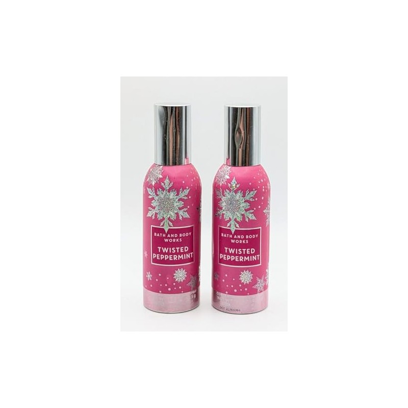 TWISTED PEPPERMINT Room Spray Concentrated Bath Body 2 Pack