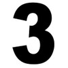 Merriway BH04027 (4 Pcs) Black Vinyl Stick-On Wheelie Bin Post