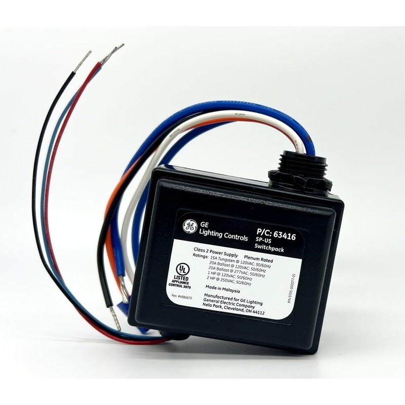GE Lighting Controls 63416 Low Voltage Switchpack SP-US