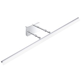 Aipsun 48 inch LED Vanity Lights Adjustable Bathroom Wall Light Fixtures Bathroom Lighting Fixture Over Mirror Chrome Modern Vanity Lighting 5500K