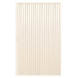 RecPro RV Shower Doors | RV Pleated Folding Shower Doors (Ivory) 48"x 67" | Irvine 4867 Pleated Folding Shower Door