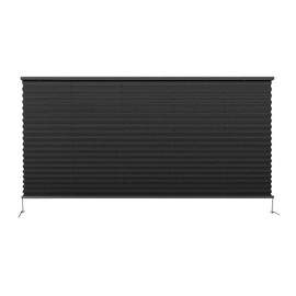 Dulepax Dulepax RV Blinds - Pleated Shades, 50" W x 24" L Black RV Window Shades for Camper, Travel Trailers, Motorhome's Window