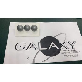 Galaxy Supply Inc. Decorative Nails - C.S. Osborne & Co. No. 6988-ZPM 5/8 - Zinc Plated Matt Pewter - High Domed - 1" Diameter x 5/8" Length (100 Nails/Box)