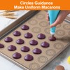 Angadona Macaron Silicone Baking Mats Kit (16pcs set) Macaroon Baking