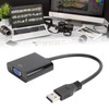 EBTOOLS Adaptador de USB a VGA, Convertidor de Audio Y