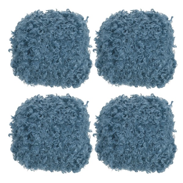 PATIKIL 33yds Fluffy Yarn, 4 Skeins Fuzzy Yarn Faux Fur