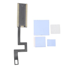 VELATEMOR FPC Flex Cable, Flex Extension Cable Data with 3Pcs Silicone Thermal Pads and Bendable Double Sided Tape for NGC DOL 001, Compatible with for Pi