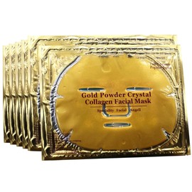 24K Gold Bio Collagen Face Mask - Eye Mask - Lip Mask Skin Care Set & Kits - Anti Aging Skincare Set - Quick Hydration (6Pairs/set)