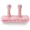 SuPoo Snail Face Wash Headband - Light Pink, Soft Microfiber
