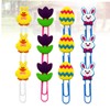 12pcs Clips for Paper Adorable Binder Clips Paper Clips Cute