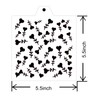 16 Pcs 5.5x5.5in Cookie Stencil Baking Stencils for Royal Icing