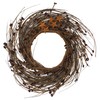 CVHOMEDECO. Primitives Rustic Pip Berries and Twig with Rusty Barn