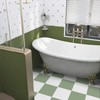 Alow Peel and Stick Floor Tile Waterproof, 30pcs Light Green