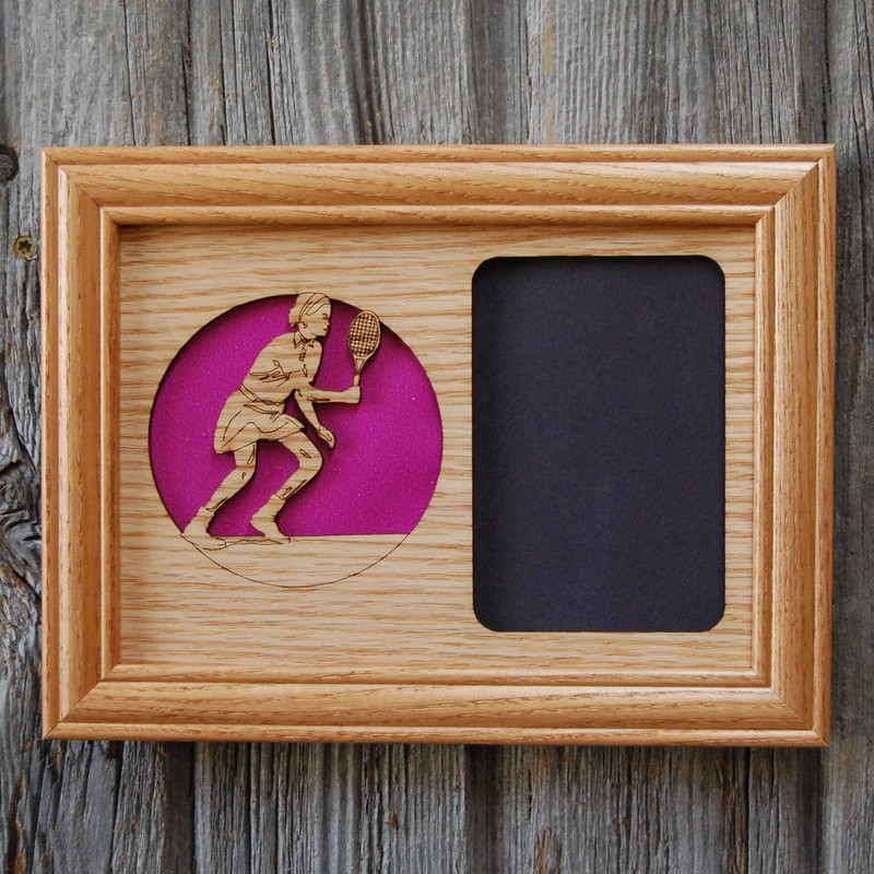 Tennis Picture Frame - 5x7 Frame Holds 3x4 Photo
