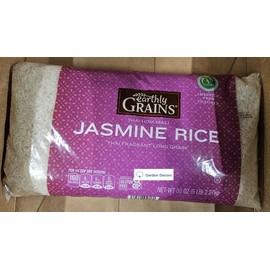 Earthly THAI HOM MALI Jasmine Rice Thai Fragrant Long Grain, 80oz 2.27kg