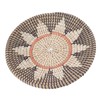 Round Grass Wall Ornaments 35cm Diameter Hand Knitting Hanging Woven