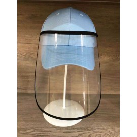 VXB Restaurant Kitchen Cook Anti-Spittle/S - Baby Blue