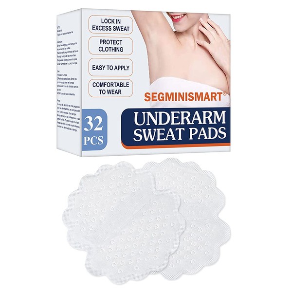 Underarm Pads, Armpit Sweat Pads, Armpit Sweating Pads Women Men, Forearm Sweating Protection, Perfect Fit Absorbing Invisible Comfortable Armpit