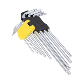 Hex/Allen Keys Ball Ended Metric 1.5mm - 10mm 9pc Set Extra Long Bergen AT837