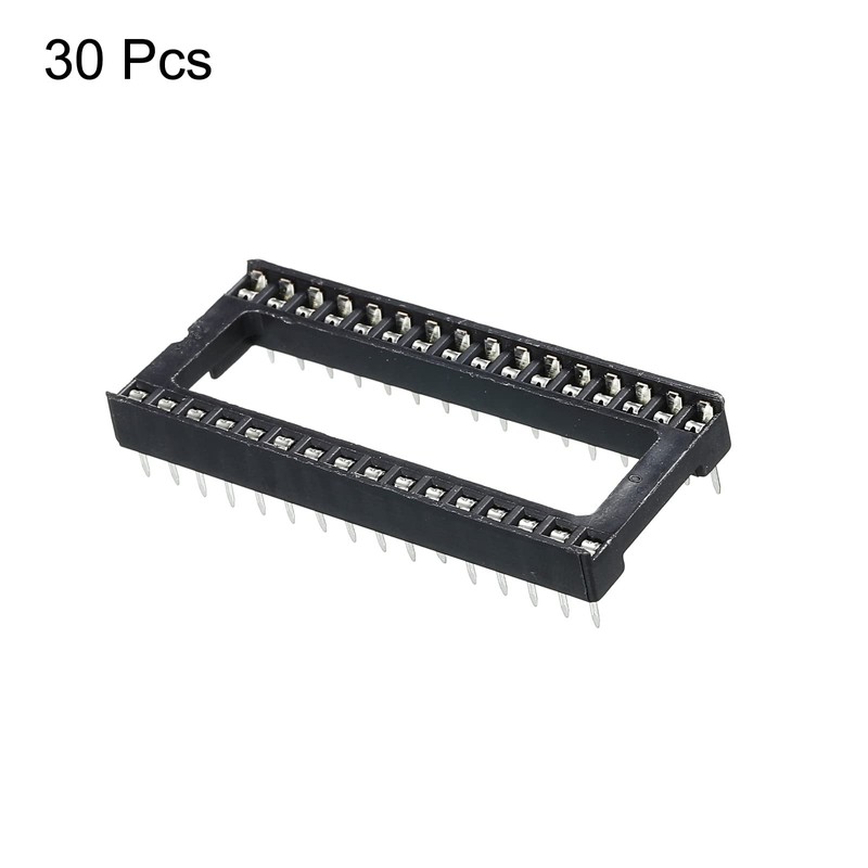 sourcing map DIP IC Chip Socket Adapter Flat Pin 32P