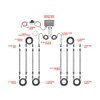 LEDGlow 8pc Bluetooth Multi-Color LED Interior Footwell Underdash Neon Lighting