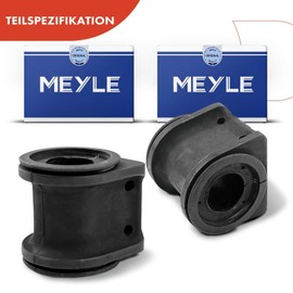 2 x Original Meyle 0146150008 Stabiliser Bearing Front Axle Compatible with Viano W639 2003-2013 Vito Bus W639 109-126 2003-2014 Vito/Mixto Box W639 109-126 2003-2003-2014 014