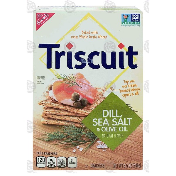 Triscuit Dill Sea Salt & Olive Oil Crackers (Pack of 6)