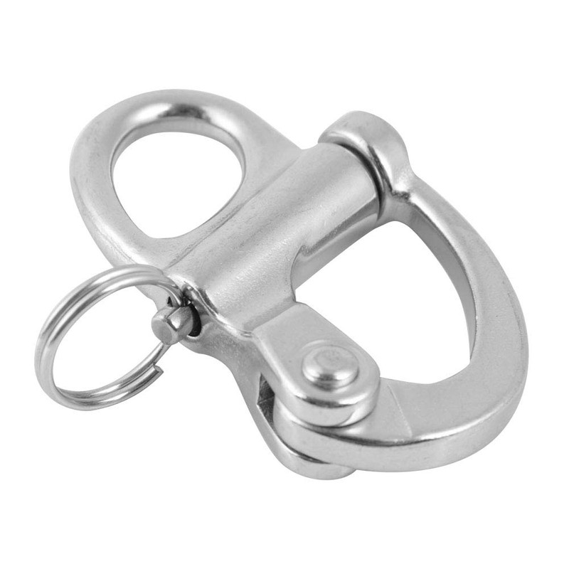 Walfront Marine Boat Rigging Stainless Steel Fixed Snap Shackle Quick