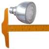 Urjumpea LED Shower Head, 7 Color Lights Automatically Change Fixed
