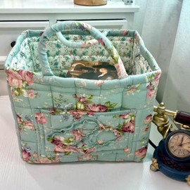 Car Storage Basket Organizer, Multi-Purpose Car Interior Accessories, Durable & Space-Saving Design for Vehicles:_Sky blue_one-size