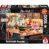 Schmidt Spiele 59919 Secret Puzzle, At the Kitchen Table, 1000