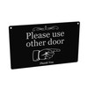Reversible | Double Sided | Black and White 'Please use