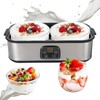 Tokenhigh 2000ml Probiotic Yogurt Maker with Adjustable Time & Temp