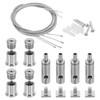 PATIKIL Ceiling Hanging Wire Cable Kit, 1m/3.3ft 4 Set Adjustable