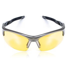 GARIOX Polarized Sports Sunglasses for Men Women – UV400 Protection Semi Rimless Shades Driving Sun Glasses TR90 Frame for Cycling Fishing Running