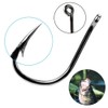 500PCS Premium Fishhooks, 10 Sizes High Carbon Steel Fishing Hooks,