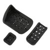 Aramox Car Pedal Cover, Aluminium Alloy Rubber Car Accelerator Brake