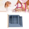 Dollhouse Cabinet Miniature Model Fine Workmanship Composite Wood Miniature Display
