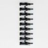Wine Stack 9 Bottle Modern Metal Wall Mounted Wine Rack