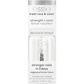 essie Strength and Color Nail Polish Nail Care ,Clear (0.46 fl Oz),Gloss Fit , 1 Count