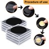 GXGM Pack of 24 Coin Case for Push-in Coin Case
