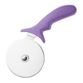 Hygiplas Pizza Wheel in Purple 4 Inches - Dishwasher Safe, Sturdy, Sharp Blade, Durable Commercial Kitchen Restaurant Café Pizzeria Pizza Cutter