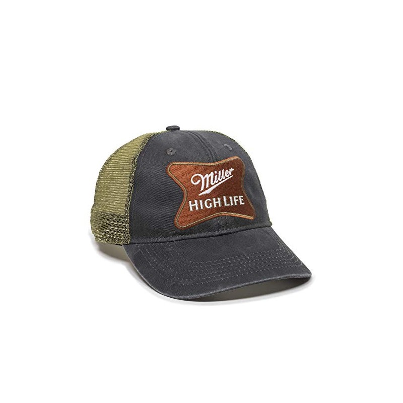 Outdoor Cap Miller High Life Unstructured Mesh Back Cap lightgrey