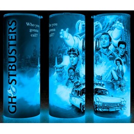 Unbranded Glow in the Dark Ghostbusters Classic Ghost Comedy Movie Cup Mug Tumbler 20oz