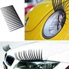 Car Eyelash Stickers, 4 Pieces 3D Eyelashes Car Decorative Sticker,