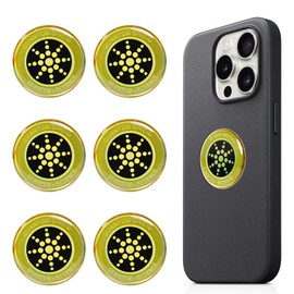 Znnhnn 6 Stück Aufkleber für Handy,Aufkleber Schutz,Blockieren Sie Effektiv Die Elektronischer Produkte,Geräte für Handy, Laptop (Golden)