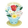 Greeting Life Birthday Card Flower Pot Mix TK-19