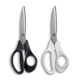 TRU RED 24380494 8 Stainless Steel Scissors, Straight Handle