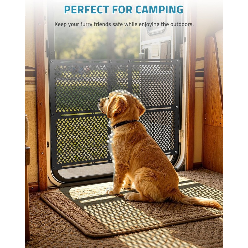 RV Screen Door Protector for Dogs, Adjusts from 16.5 to