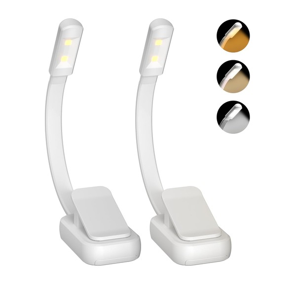 Lucarni - Paquete de 2 luces de lectura para libros